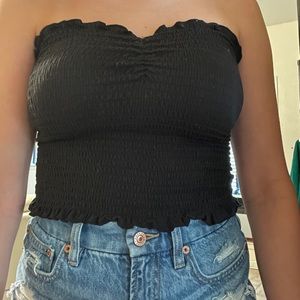 black crop top